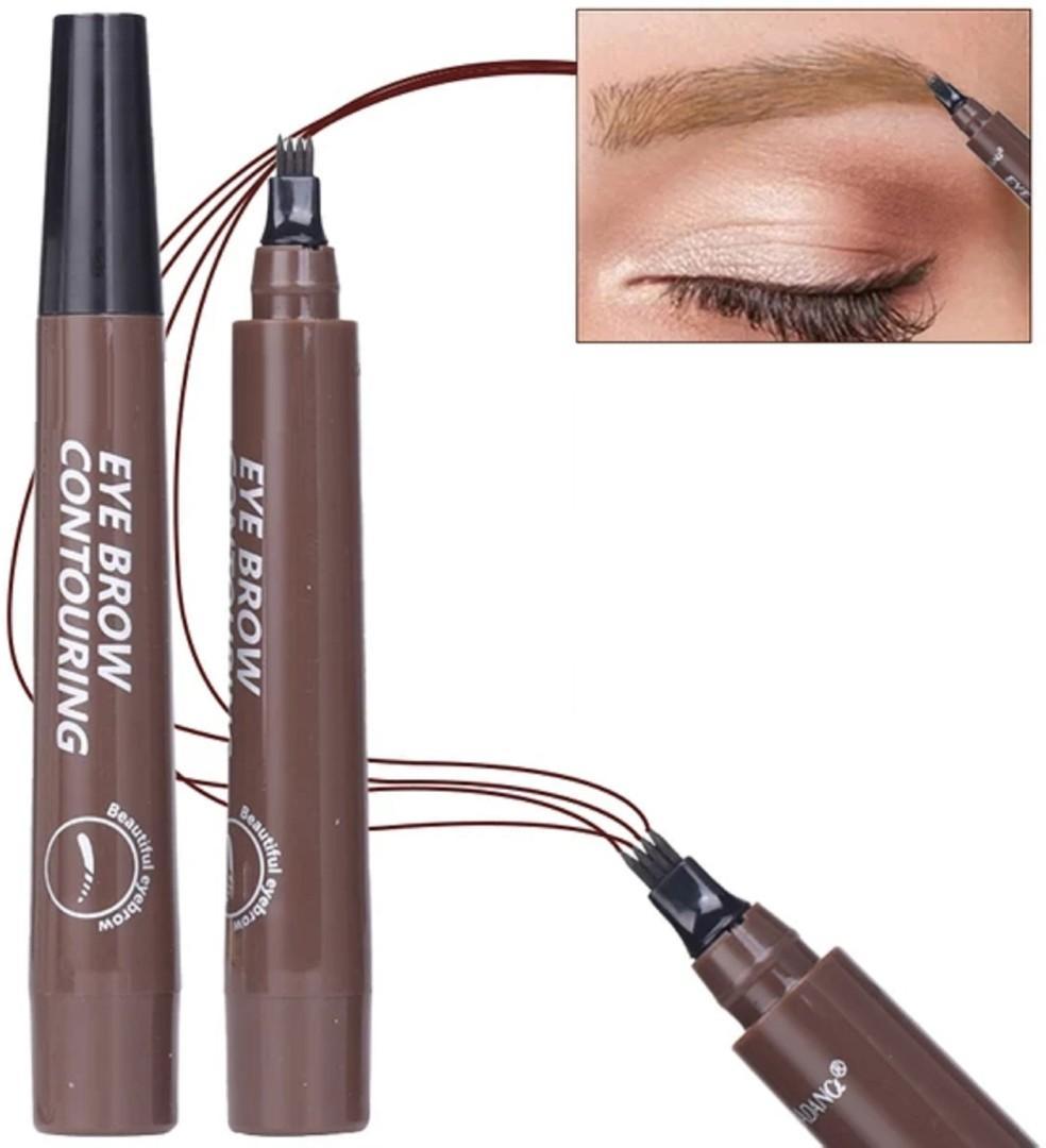 Waterproof Eyebrow Pencil in Light Brown, Dark Brown and Reddish Brown for Brow Shaping and Definition