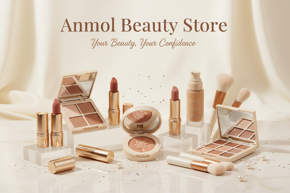 Anmol Beauty Store Hero Banner
